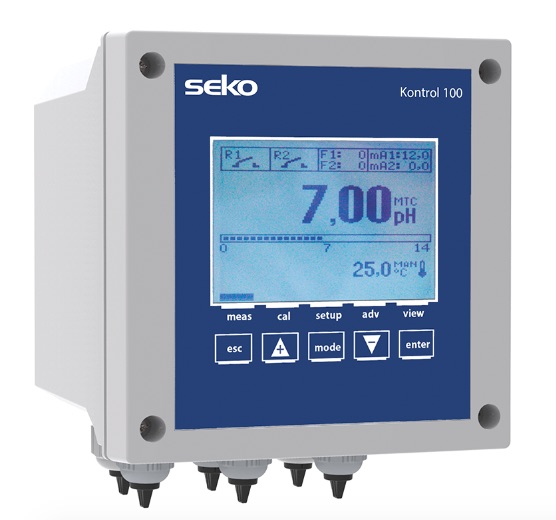 (image for) SEKO KONTROL 100, K100CD EC-Cond., Single-Parameter Water-Treatment Controller