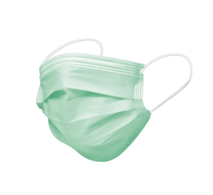 (image for) LHM Procedure Mask (Green), ASTM Level 3, Box of 50