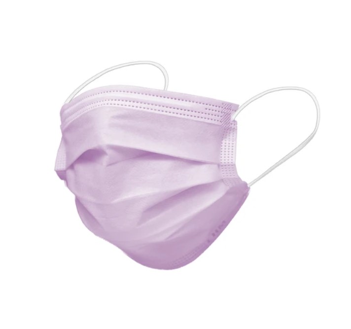 (image for) LHM Procedure Mask (Lavender), ASTM Level 3, Box of 50