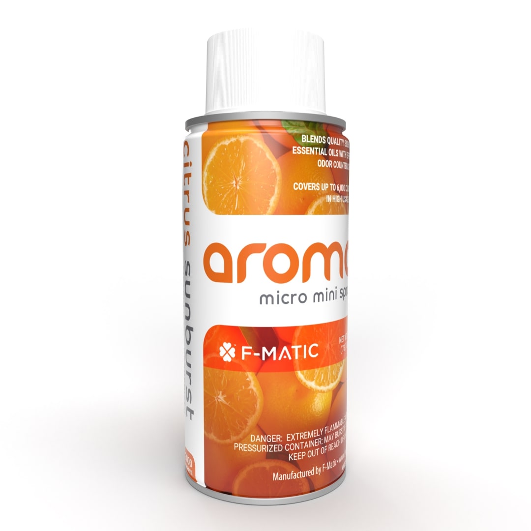 (image for) F-Matic Micro Mini Metered Spray Citrus Sunburst, case of 12