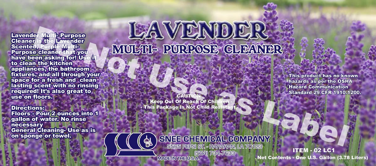 (image for) MPC Lavender, case of 4 gallons