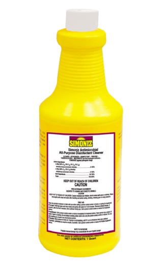 (image for) Simoniz Antimicrobial All Purpose Disinfectant Cleaner, 12 Quart case