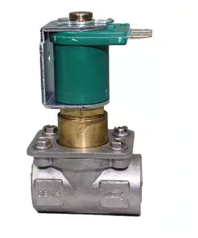 (image for) DEMA Stainless Steel Normally Open Mini Diaphragm Solenoid Valve with 3-150 Psi Pressure, 1/2" NPT, 2 CV Flow Factor, 15.49 GPM