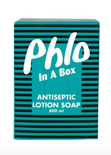 (image for) Simoniz Phlo-In-A-Box Antiseptic Lotion Soap, case of 12 x 800 ml 