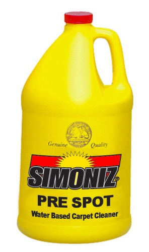 (image for) Simoniz Pre Spot, Upholstry & Carpet Spotter, 4 gal case