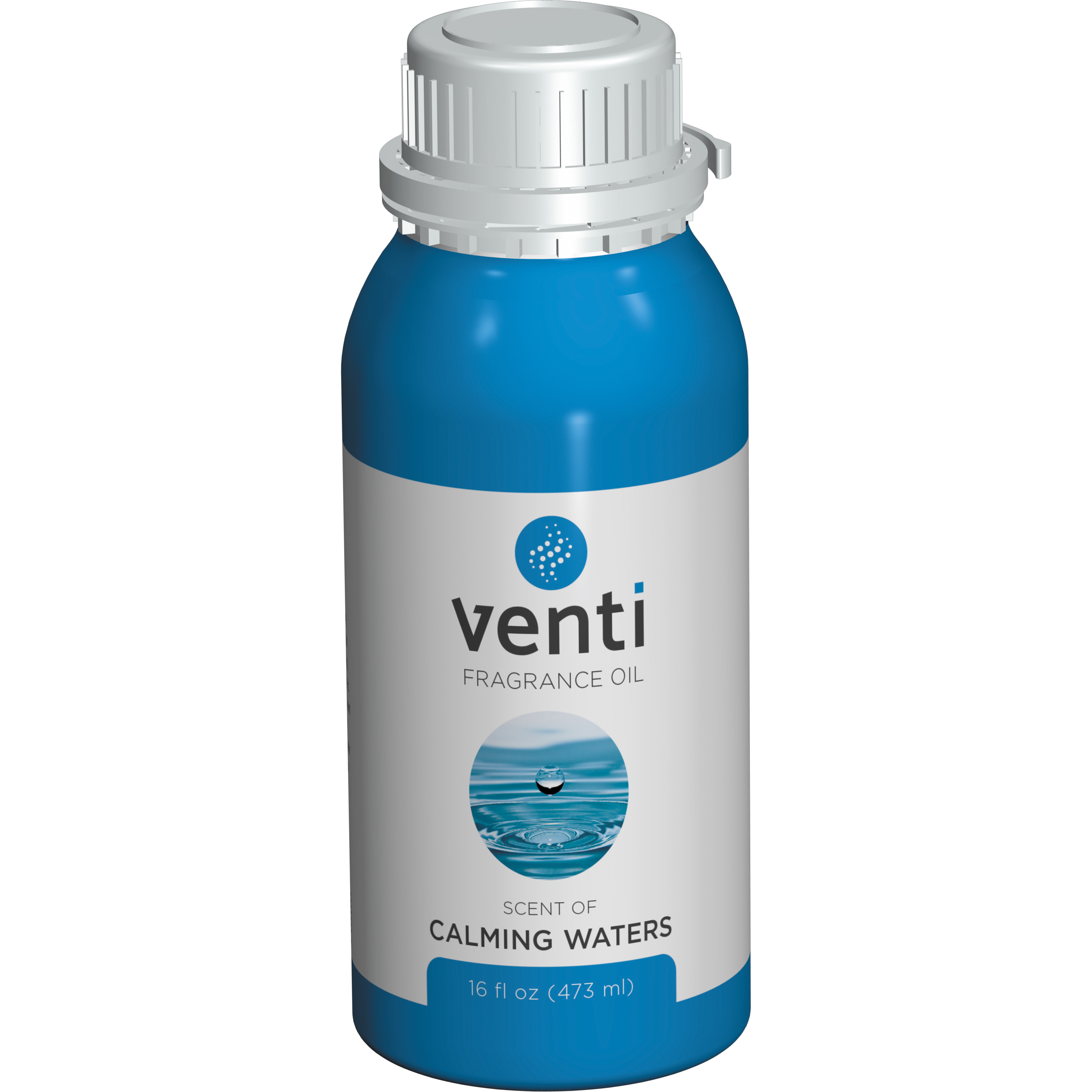 (image for) F-Matic Venti Calming Waters 16 oz Diffuser Fragrance Refill, case of 4