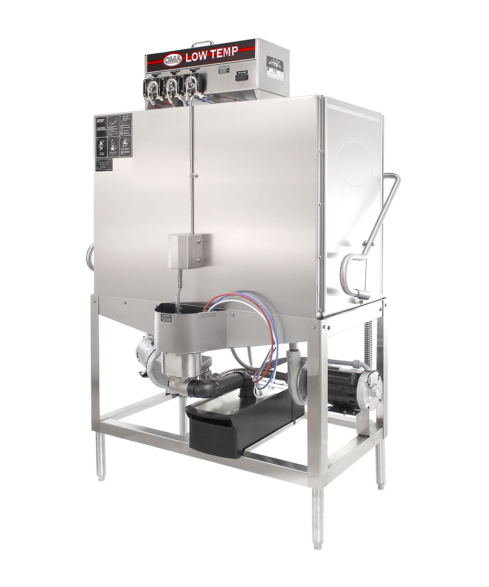 (image for) CMA Model S-B, Scullery Double Rack Low Temperature Dishwasher, 115V/60Hz/1Ph