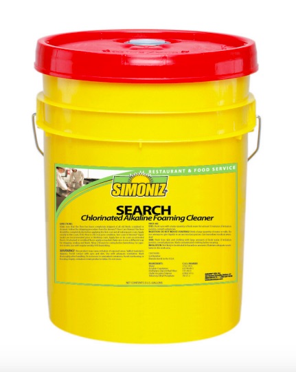 (image for) Simoniz Search, Chlorinated Foaming Degreaser, 4 gal case