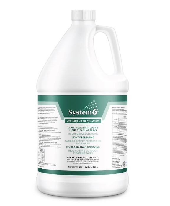 (image for) System 6 All in One Cleaner, case of 4 gallons