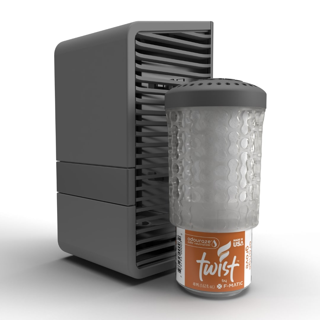 (image for) F-Matic Silver Matte Mini Dispenser for Twist, case of 12