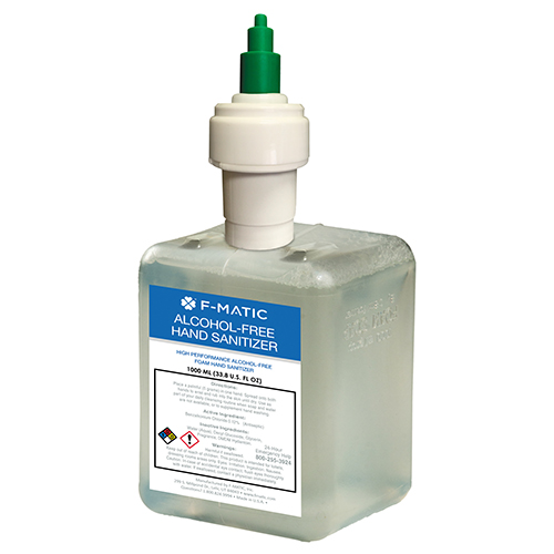 (image for) F-Matic Alcohol Free Foam Hand Sanitizer 1000 mL Refill, case of 4