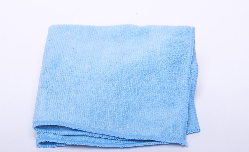 (image for) Blue Microfiber Towels, 12x12, case of 400