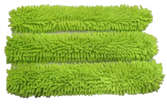 (image for) 20" Microfiber Chenille Duster Socks, Green, case of 100