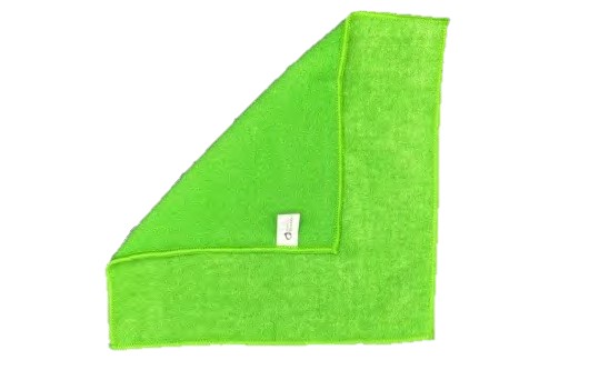 (image for) 12" x 12" Nylon Scrubber Towel, Lime Green, case of 50