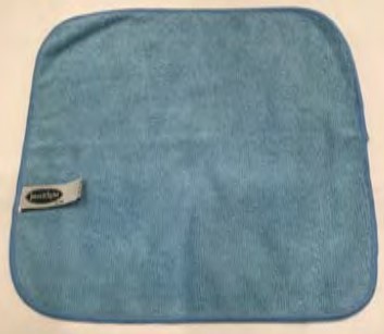 (image for) 12" x 12" Light Blue Microfiber Cloth, case of 400