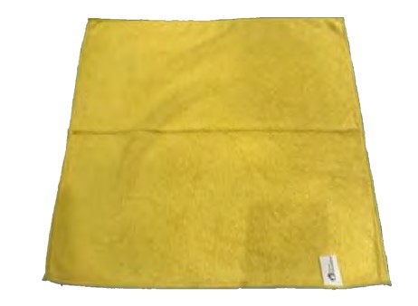 (image for) 16" x 16" Yellow Microfiber Cloth, case of 240