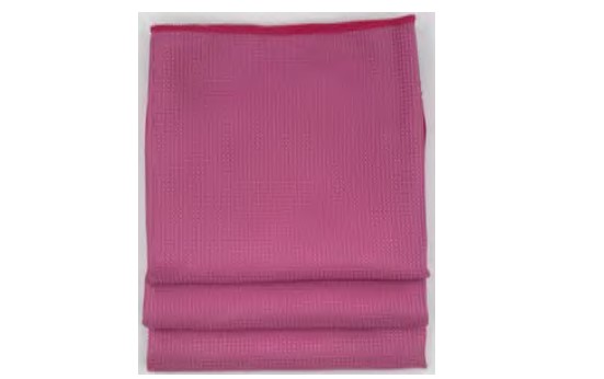 (image for) 16" x 24" Pink Microfiber Diamond Waffle Weave Towels, case of 200
