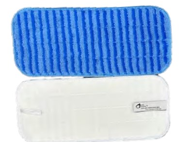 (image for) 13" x 5.5" Flat Wet Scrubber Mop, Velcro Back, case of 240