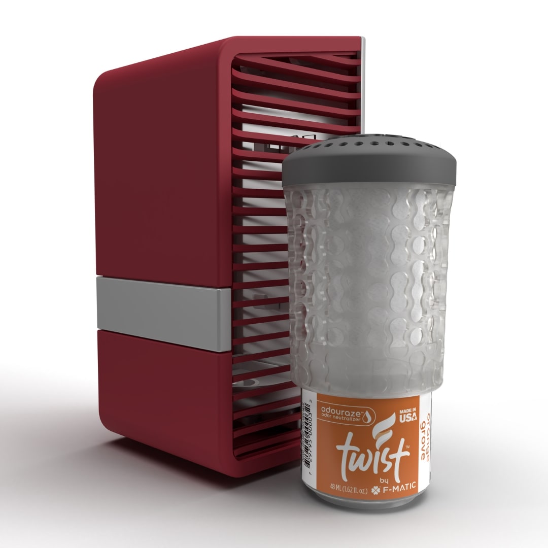 (image for) F-Matic Red Matte Mini Dispenser for Twist, case of 12