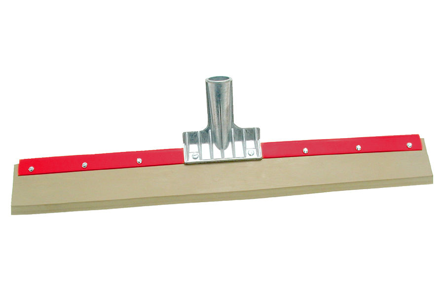 (image for) 18" Heavy Duty Tan Gum Slanted Edge Squeegee, case of 6
