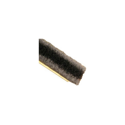 (image for) 18" Flagged Gray Border / Black Poly Center - Plastic Block Floor Brush, case of 12