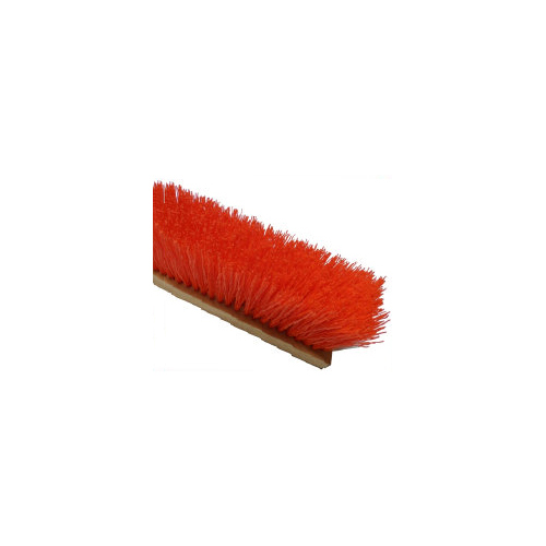 (image for) 18" Orange Plastic Garage Brush, case of 12