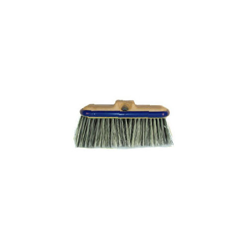 (image for) 10" Black / White Flagged Fiber Truckwash - Stapleless Bumper, case of 12