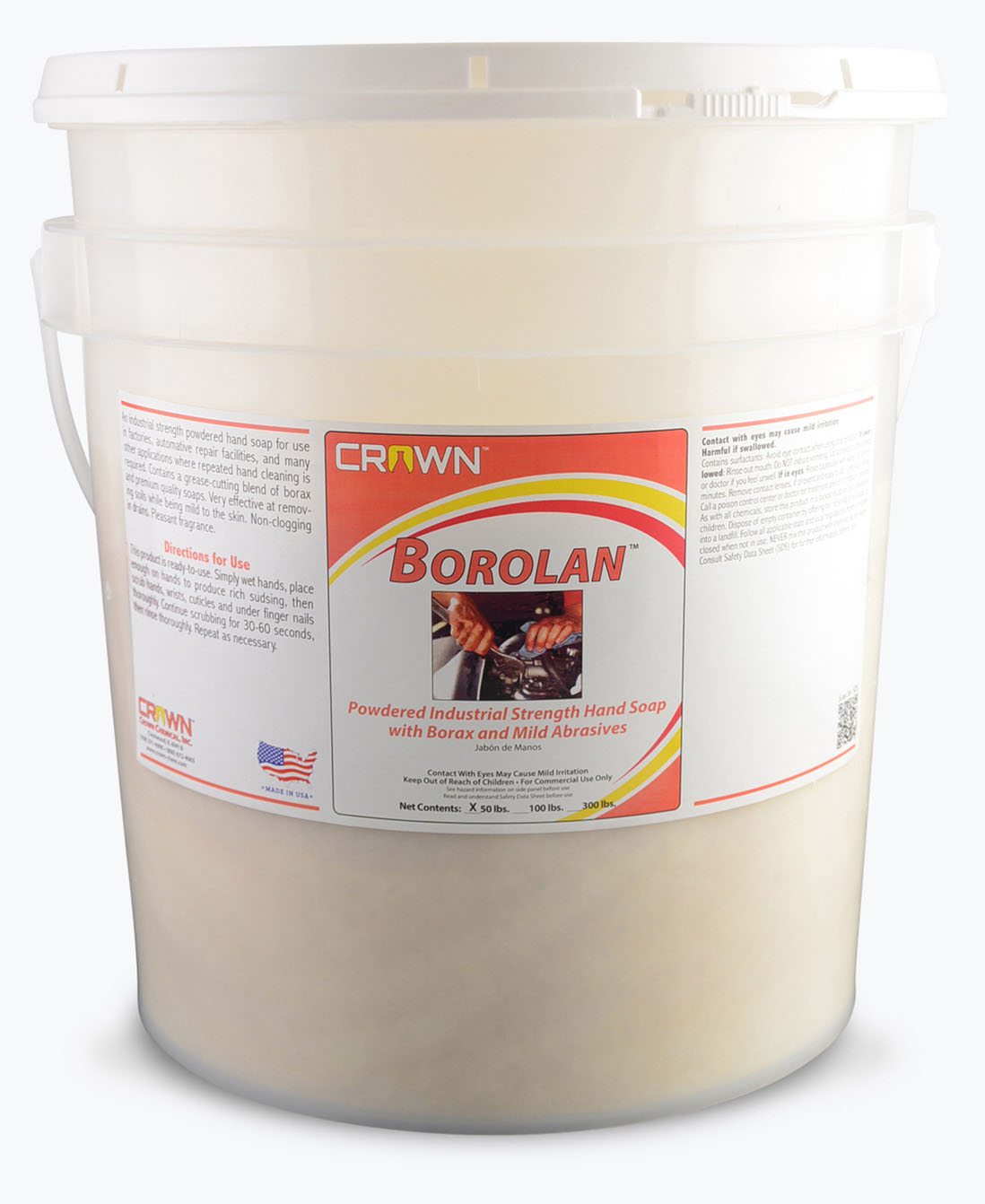 (image for) Borolan Powdered Hand Soap with Borax, 50 lbs pail