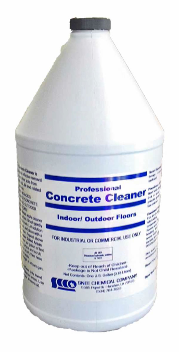 (image for) Professional Concrete Cleaner, case of 4 gallons