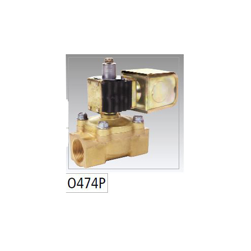 (image for) DEMA Brass Normally Open Diaphragm Solenoid Valves, 1-150 Psi Pressure, 3/8" NPT, 5 CV Flow Factor, 38.73 GPM