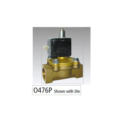 (image for) DEMA Brass Normally Open Diaphragm Solenoid Valves, 1-150 Psi Pressure, 3/4" NPT, 5 CV Flow Factor, 38.73 GPM