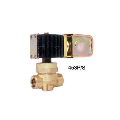 (image for) DEMA Brass Normally Closed High Pressure Solenoid Valve, 10-1200 Psi Pressure, 3/8" NPT, 7/20 Orifice Diameter, 1.8 CV Flow Fact