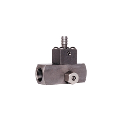 (image for) DEMA B-Series Injector, Stainless Steel, 3/8" NPT Connection, External Metering Screw/Tips, Stainless Steel Metering Knob, 16 oz