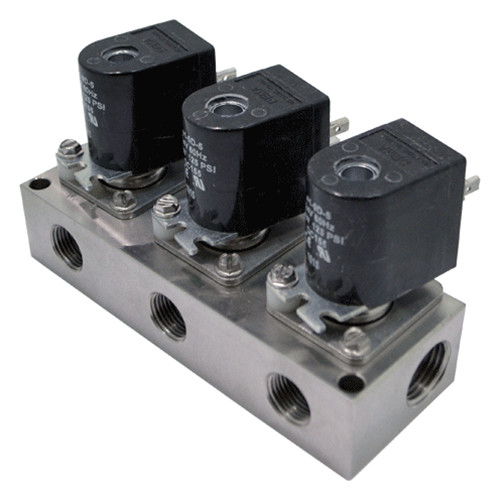 (image for) DEMA Stainless Steel Manifold Valves, Non-Metering, 1/2" NPT, 2 CV Flow Factor, 15.9 GPM