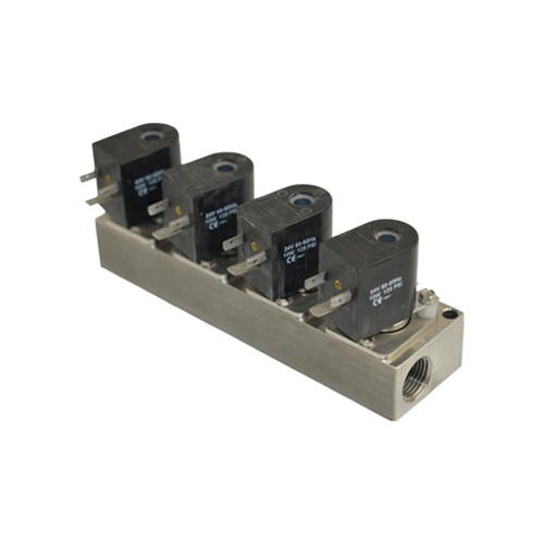 (image for) DEMA Stainless Steel Manifold Valves, Non-Metering, 1/2" NPT, 2 CV Flow Factor, 15.9 GPM