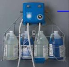 (image for) DEMA 1 GPM Dial & 4 GPM Dial Remote Fill Dispenser with 4 - 1 Gallon Rack Air Gap Model