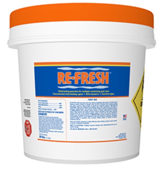 (image for) Refresh 68% CAL-HYPO GRANULAR REF-50-1201 Granular Chlorine, 25 lbs pail