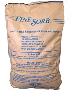 (image for) Fine Sorb - 50 lbs Bags, Fine Size Grains Oil Absorbent, Pallet of 50 bags