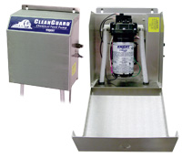 (image for) Knight KAP-50SK AODD pump Kynar / Santoprene with fittings, hose clamps and suction screen