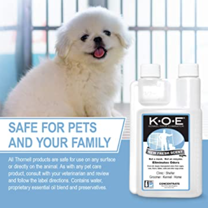 (image for) K.O.E. Kennel Odor Eliminator Fresh Scent Concentrate, case of 24, 16oz