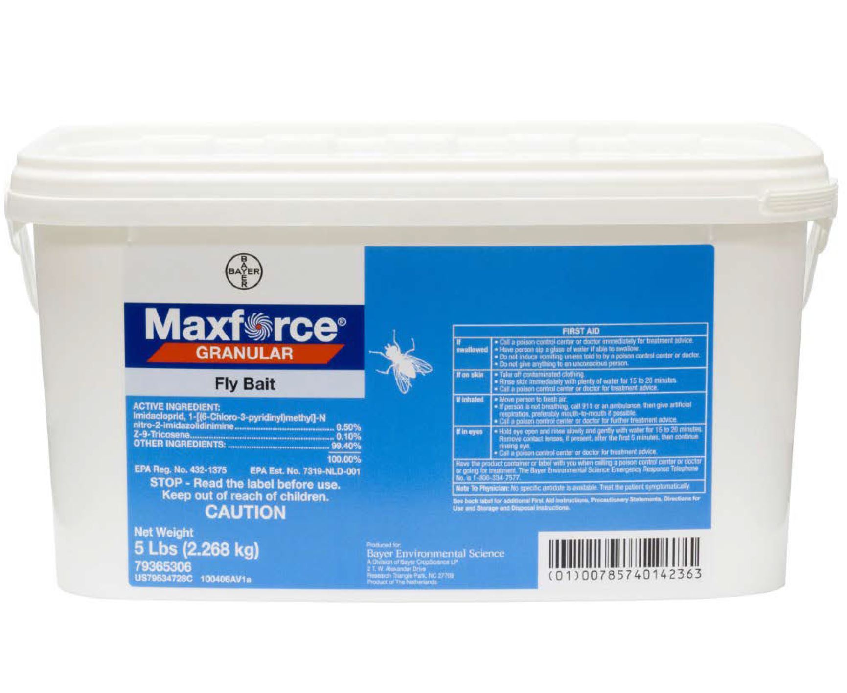 (image for) Maxforce Granular Fly Bait, 5 lbs pail