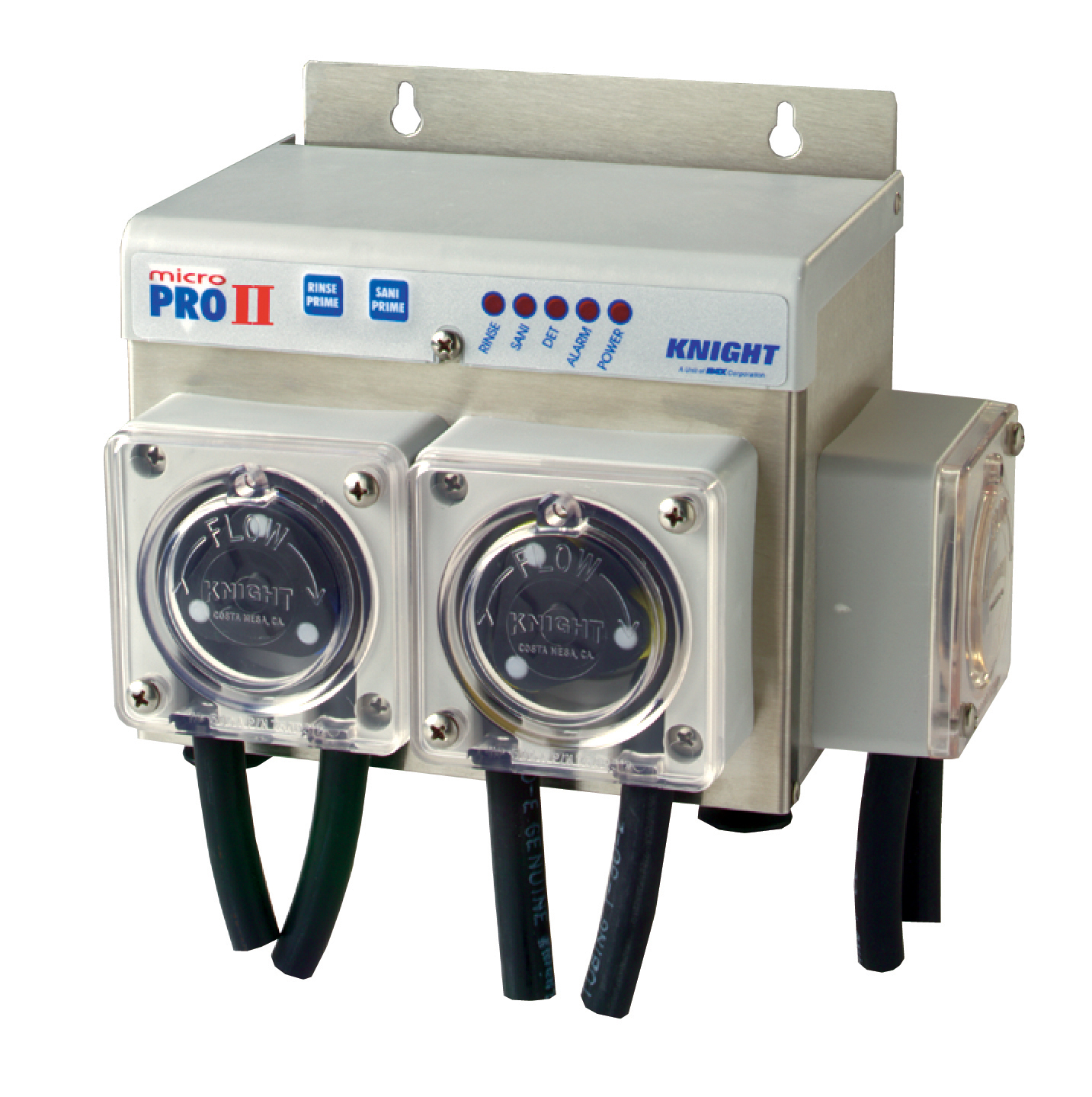 (image for) Knight Micro Pro II (MPII-300L) Liquid detergent, rinse and sanitizer control with three peristaltic pumps