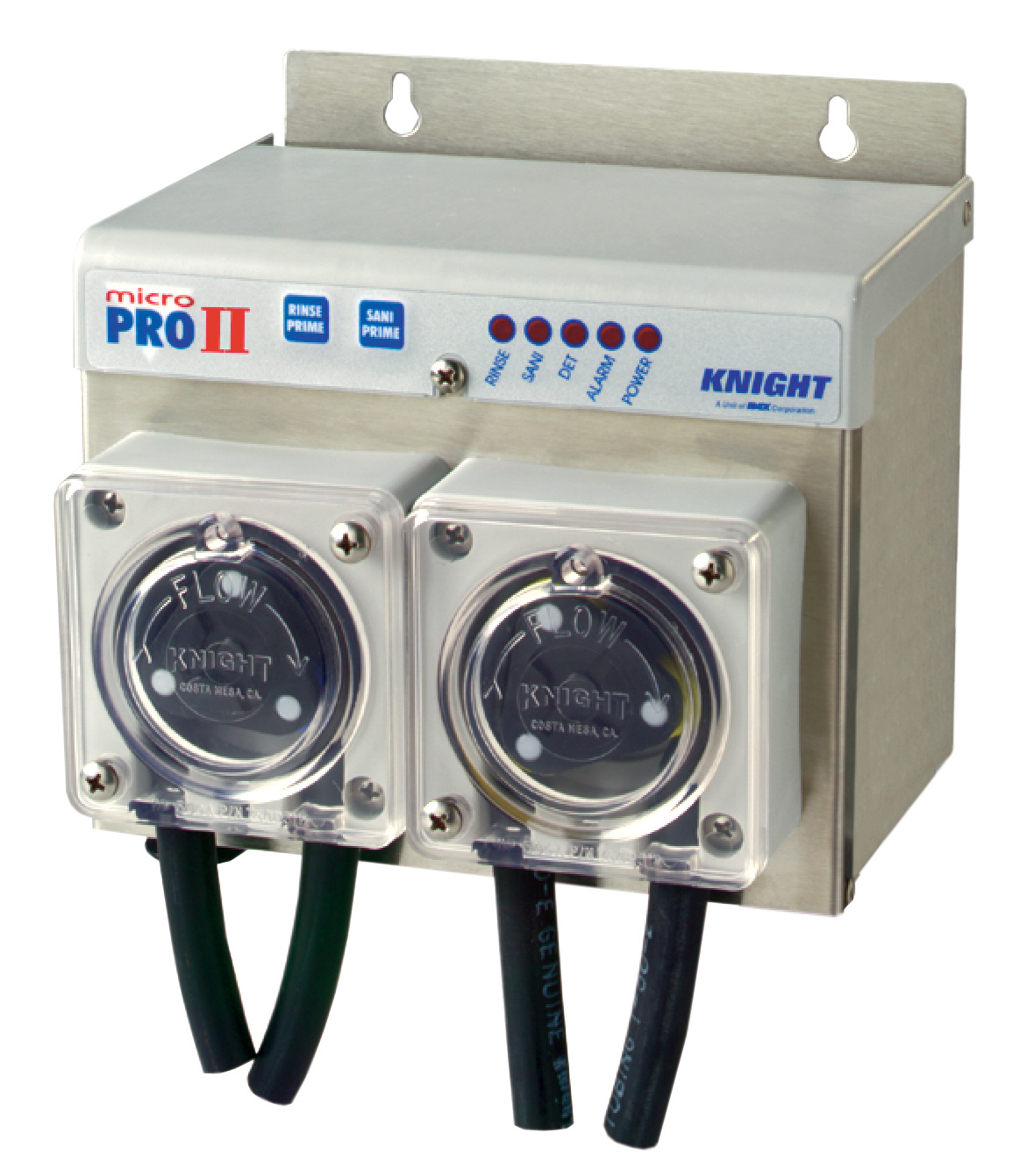 (image for) Knight Micro Pro II Liquid detergent and rinse control system with two peristaltic pumps, with two transformers, with high-press