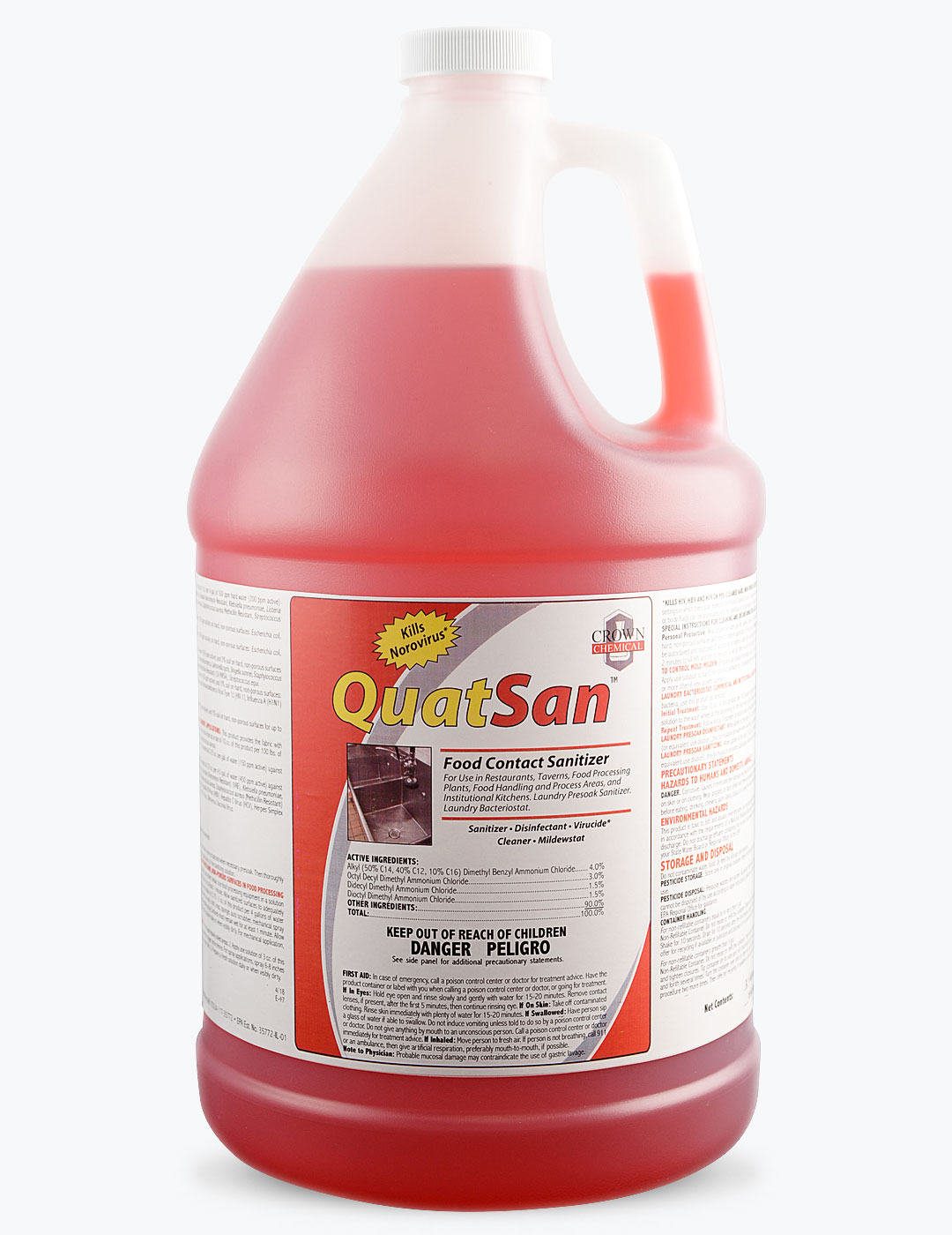 (image for) QuatSan- Laundry Disinfectant, Sanitizer, 5 gal pail
