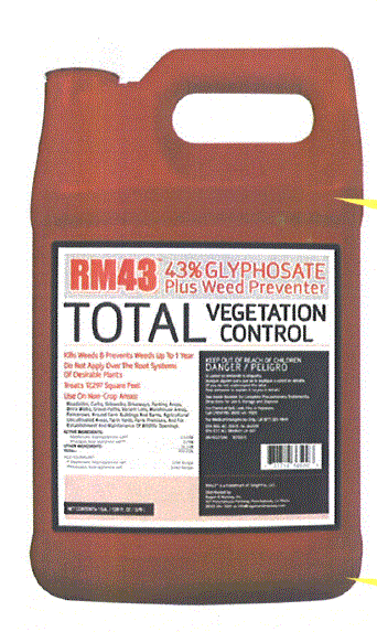 (image for) RM43 Total Vegetation Control, 1 gallon