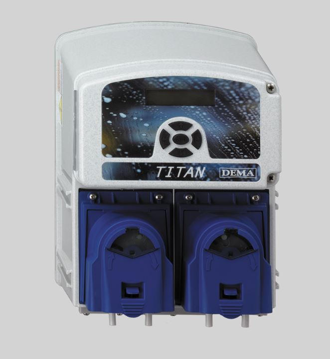 (image for) DEMA Titan II Warewash Dispenser, Liquid Detergent, Liquid Rinse, 2 Chemicals