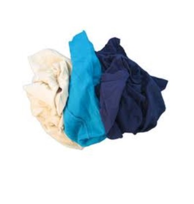 (image for) T Shirt Rags, Colored, 25 lbs bags, pallet of 50